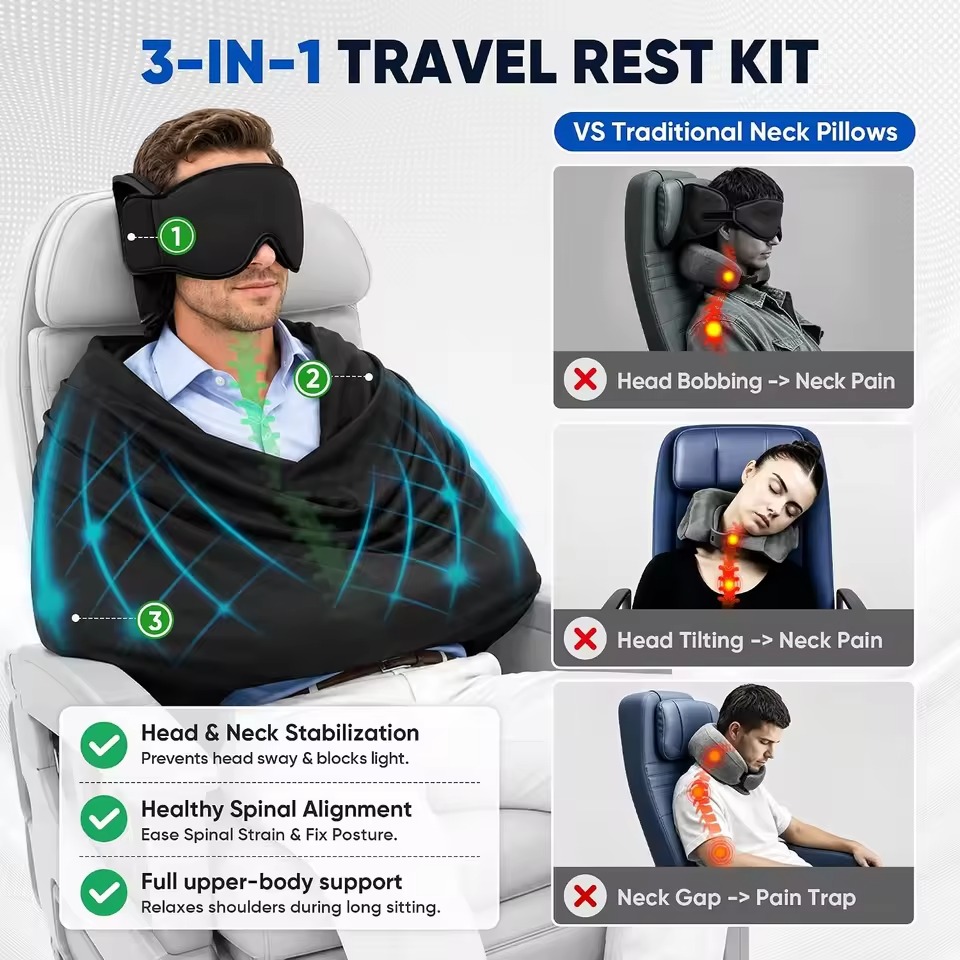 Travel Accessories Long Flight - Suporte de assento para carro 3