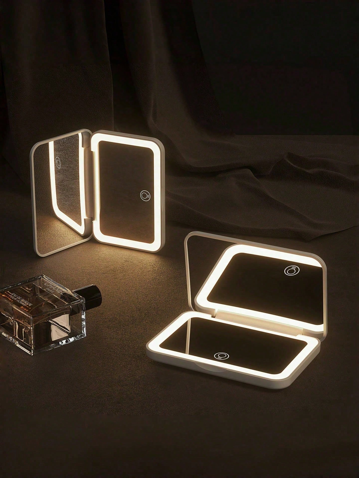 Travel Accessories As Gifts - Espelho de maquiagem com LED e