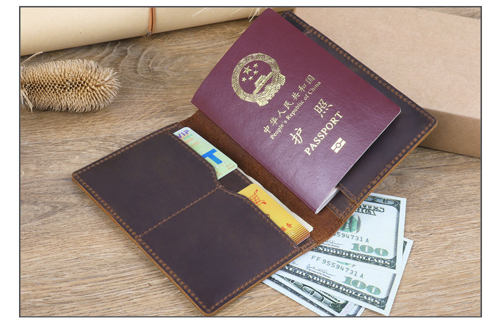 Capa para passaporte de couro  - Travel Accessories Wallet avaliação e preço