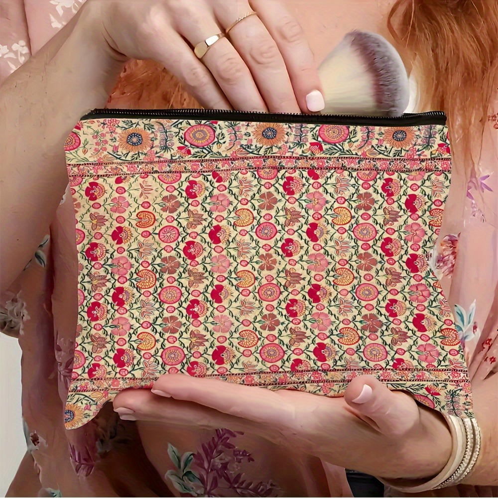 Bolsa de maquiagem boêmia vint - Travel Accessories India avaliação e preço
