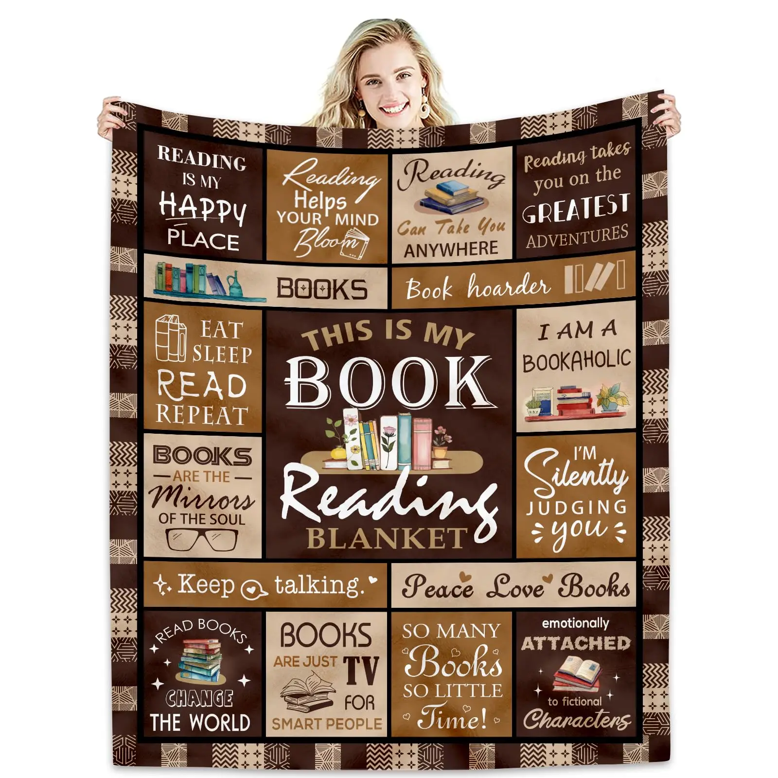 Manta para amantes de livros – - Travel Accessories Ideas avaliação e preço