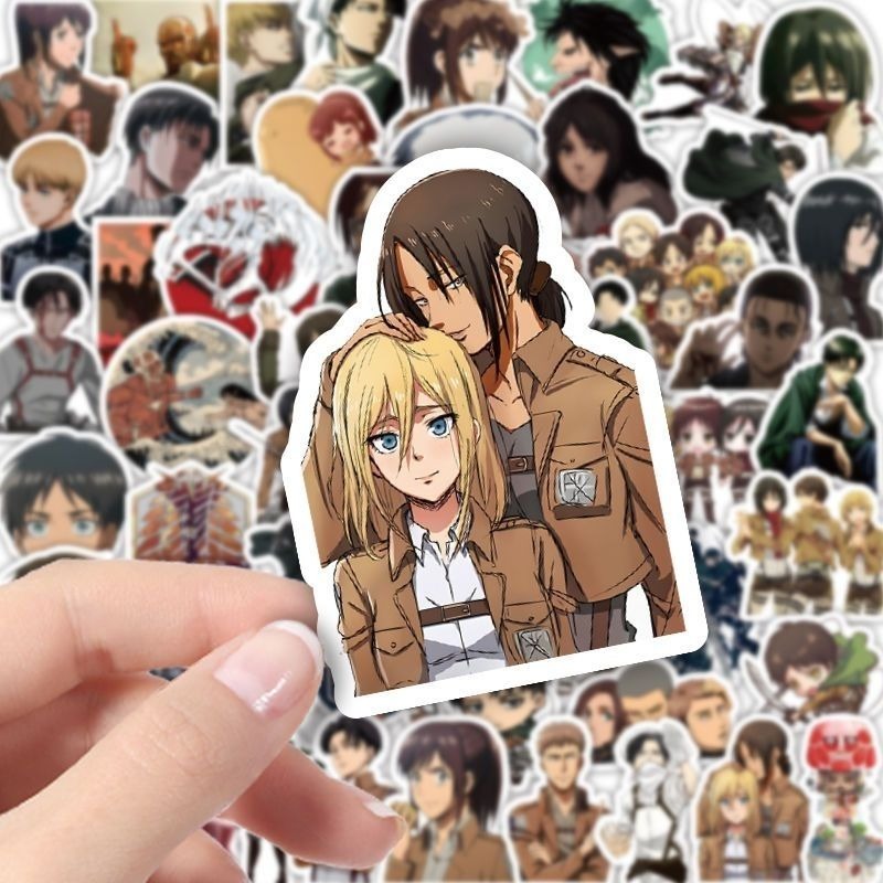 60 Adesivos de Anime Attack on - Luggage Cover Protector avaliação e preço