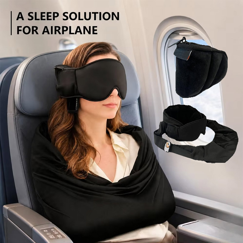 Kit de Sono para Avião 3 em 1: - Travel Accessories Long Flight avaliação e preço